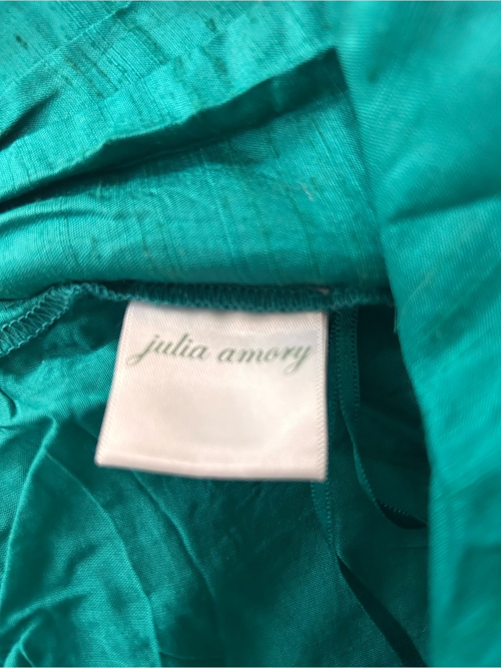 Julia Amory Teal Wrap Skirt - Picture 2 of 3